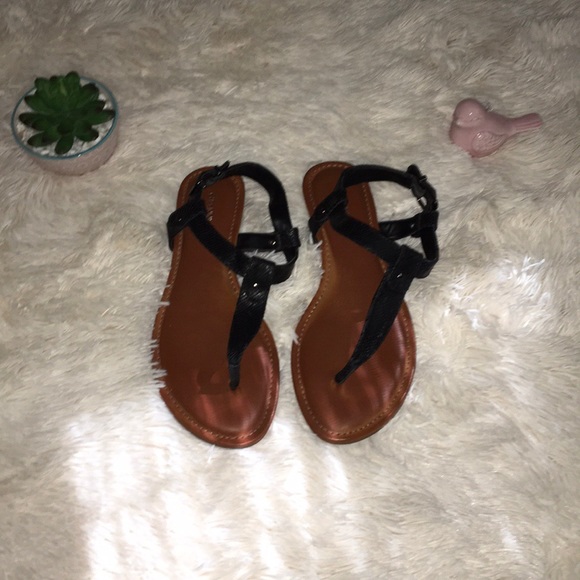 gianni bini black sandals